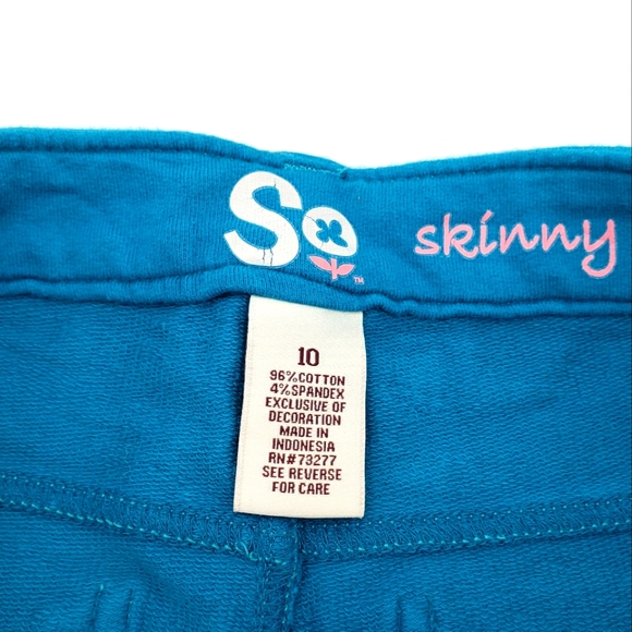 SO Skinny Jennings Girls Size 10 Stretchy - Picture 7 of 7